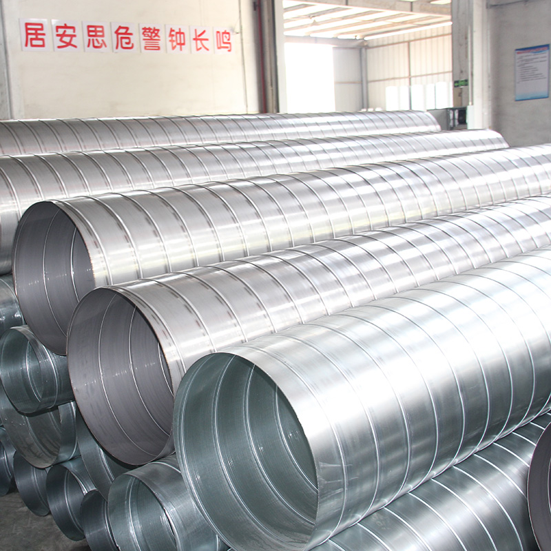 Stainless steel spiral duct
