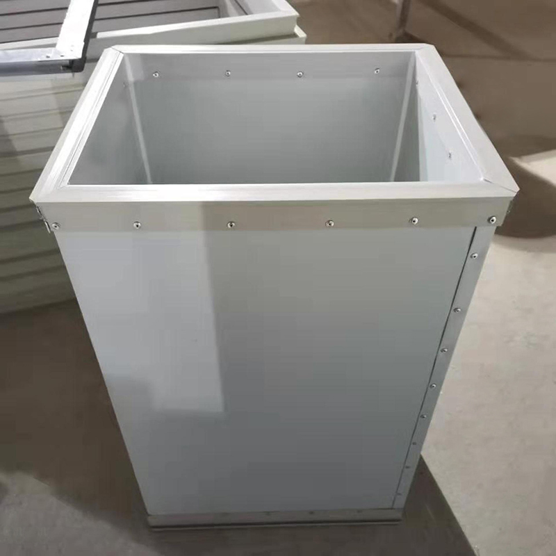 Color steel composite duct