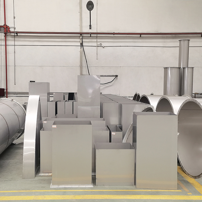 Stainless steel rectangular welded duct
