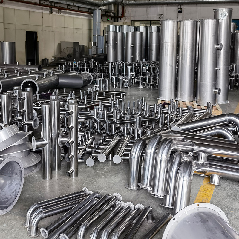 3 Way 4 Way Galvanized Stainless Spiral Duct Connection