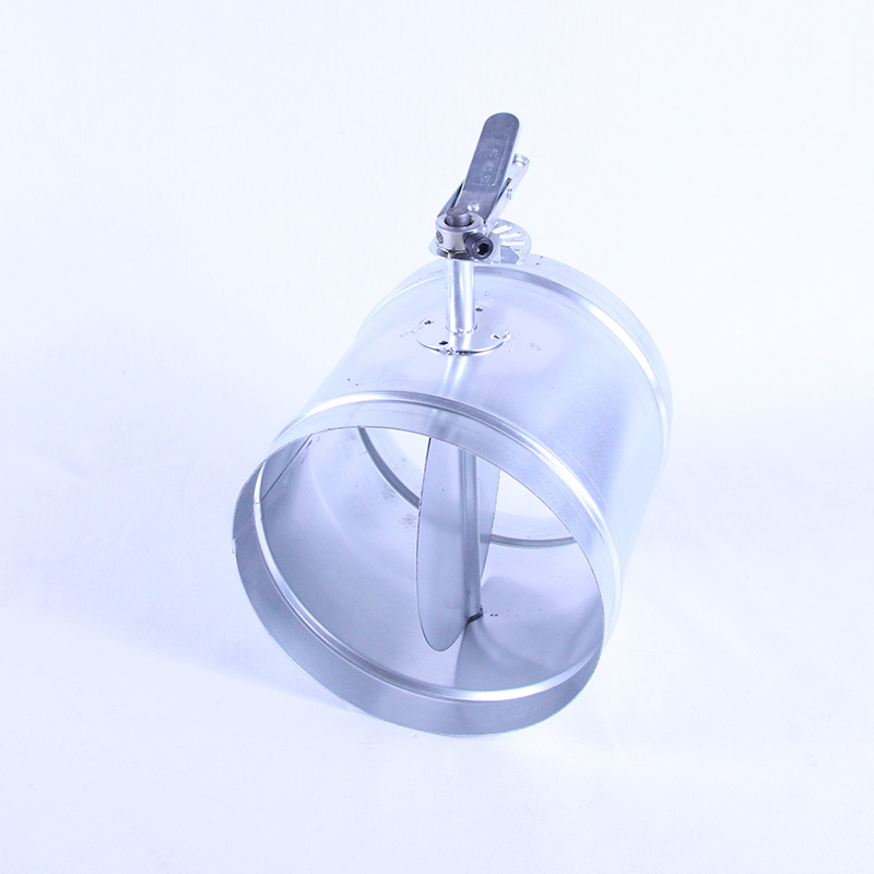 Damper with duct connection gaskets