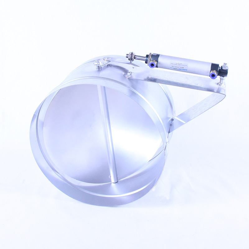 Duct pneumatic damper manual