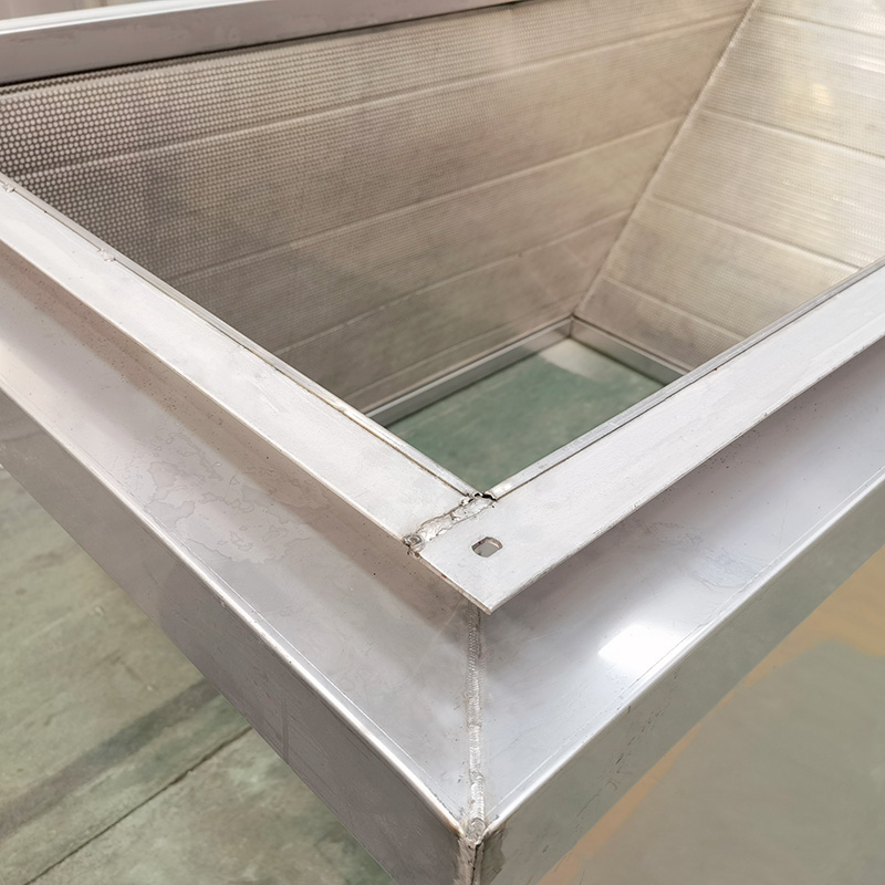 Square galvanized duct silencer 
