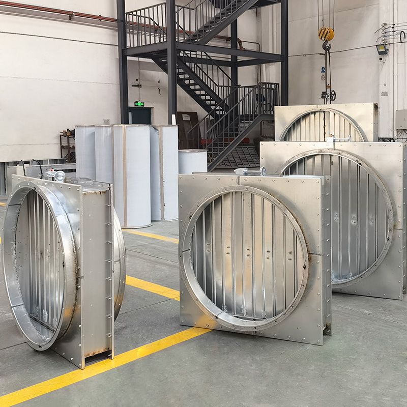 Backdraft Damper with Rubber Seal